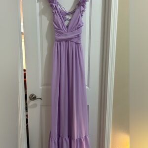 I am selling a lilac maxi dress.